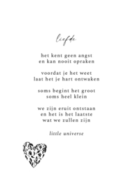 liefde - little universe
