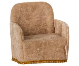 Maileg Folding chair, Mouse - Powder