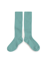 Collégien socks blue green