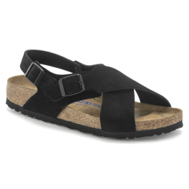 Birkenstock Tulum Suède black narrow