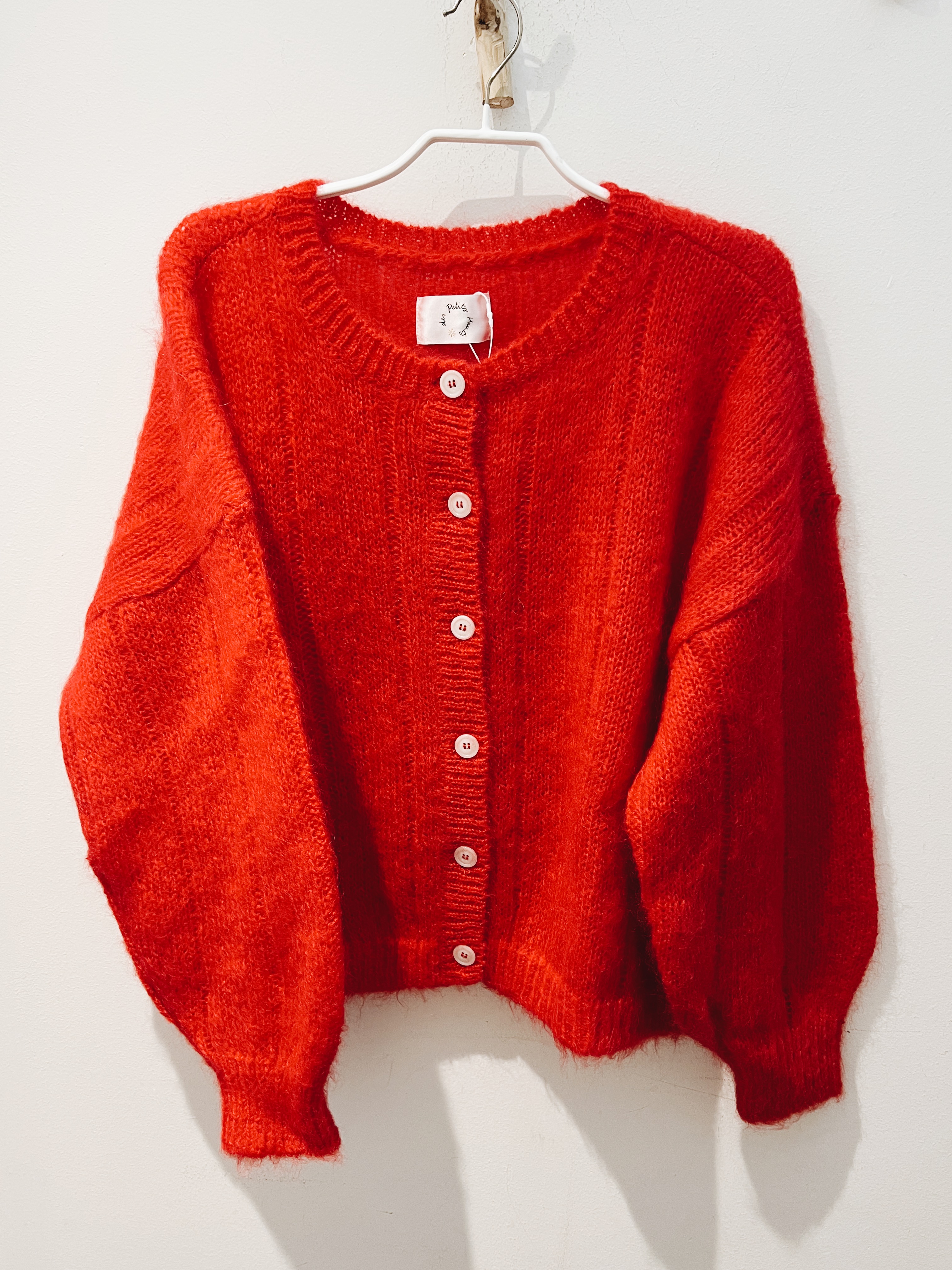 Des Petits Hauts CHOUETTE Cardigan CARMIN
