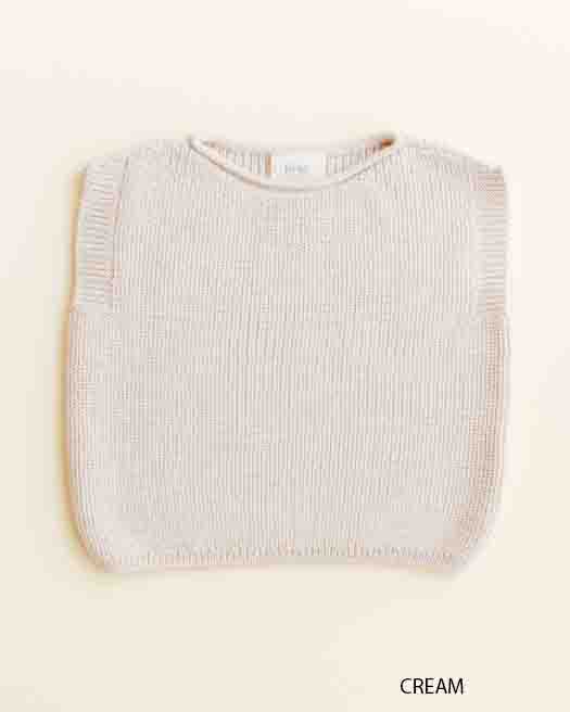 Hvid Vest Harvey BABY 0-6 months, Cream