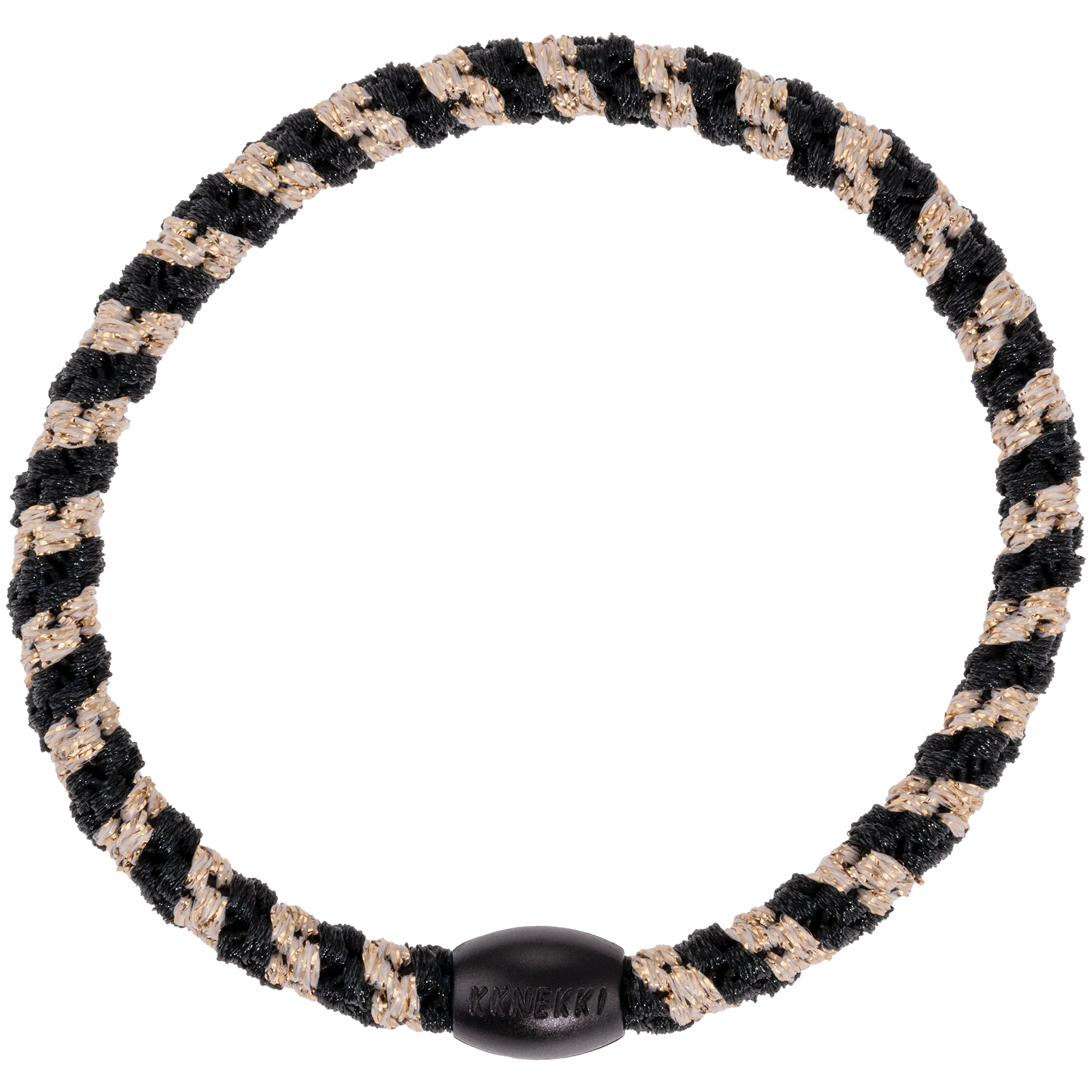 Kknekki Slim Blackbeige Glitter Stripe