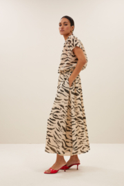 By Bar amie zebra blouse | sand zebra print