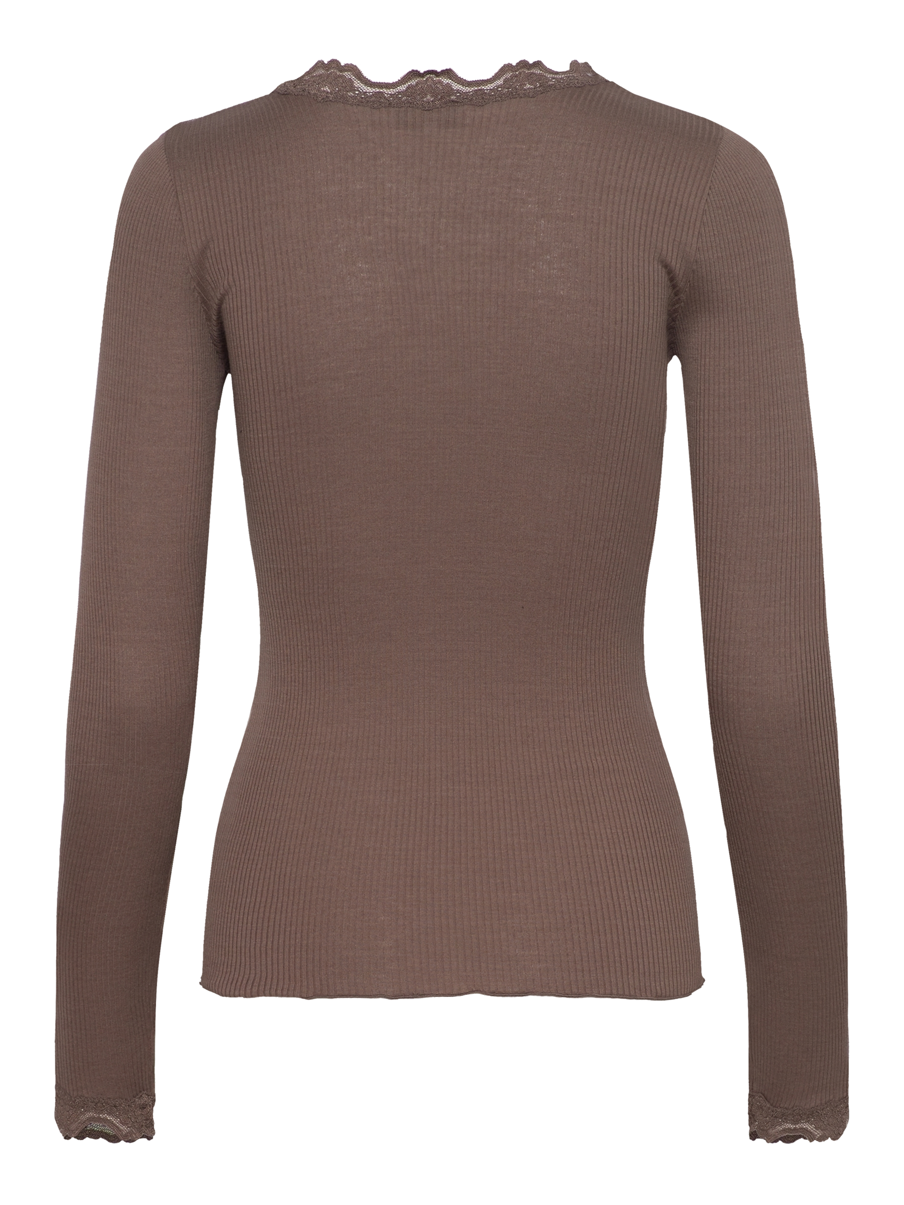Rosemunde RWBabette LS Regular Lace T-shirt Falcon
