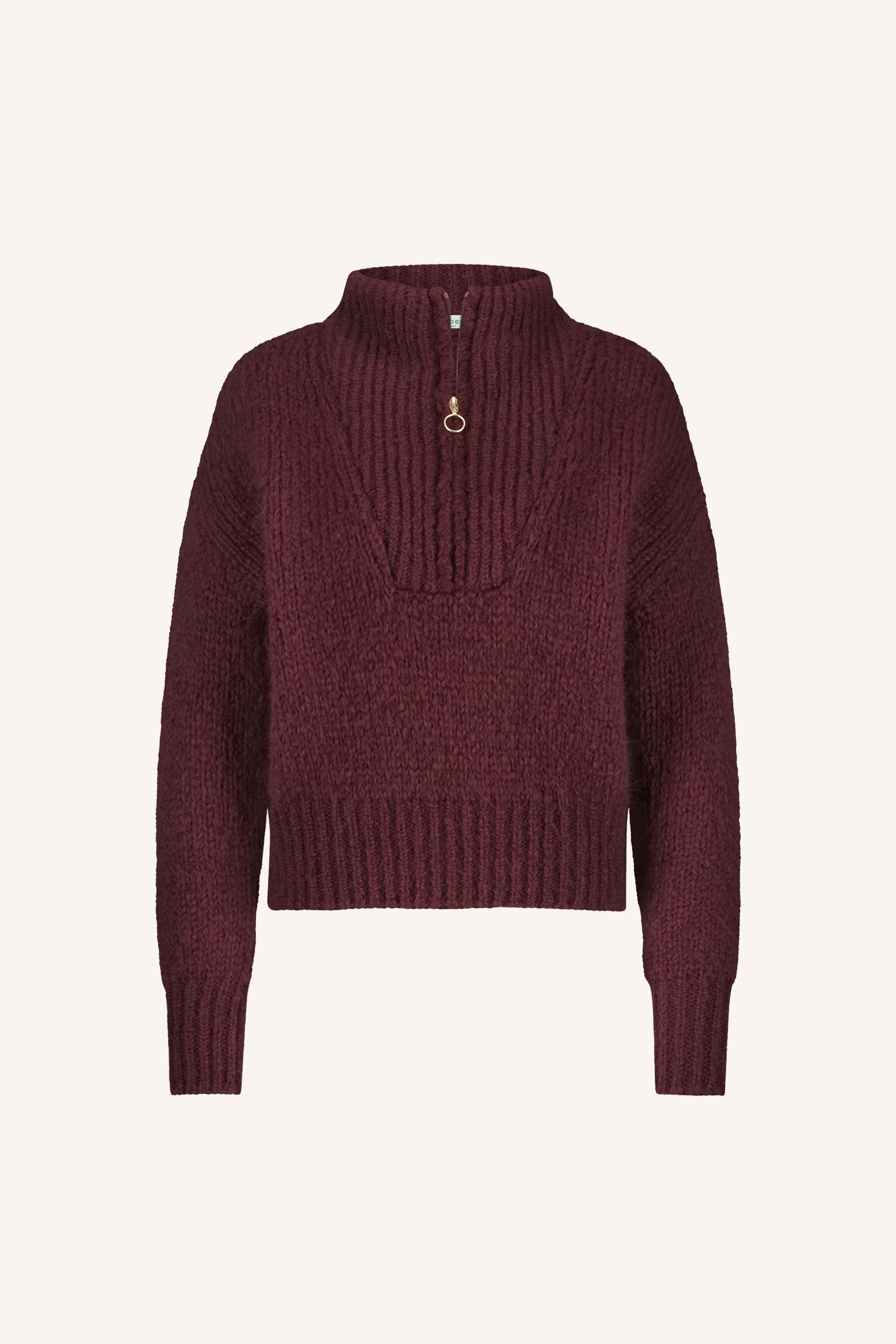 By Bar boxy beau pullover wine