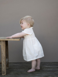 Serendipity baby smock dress offwhite