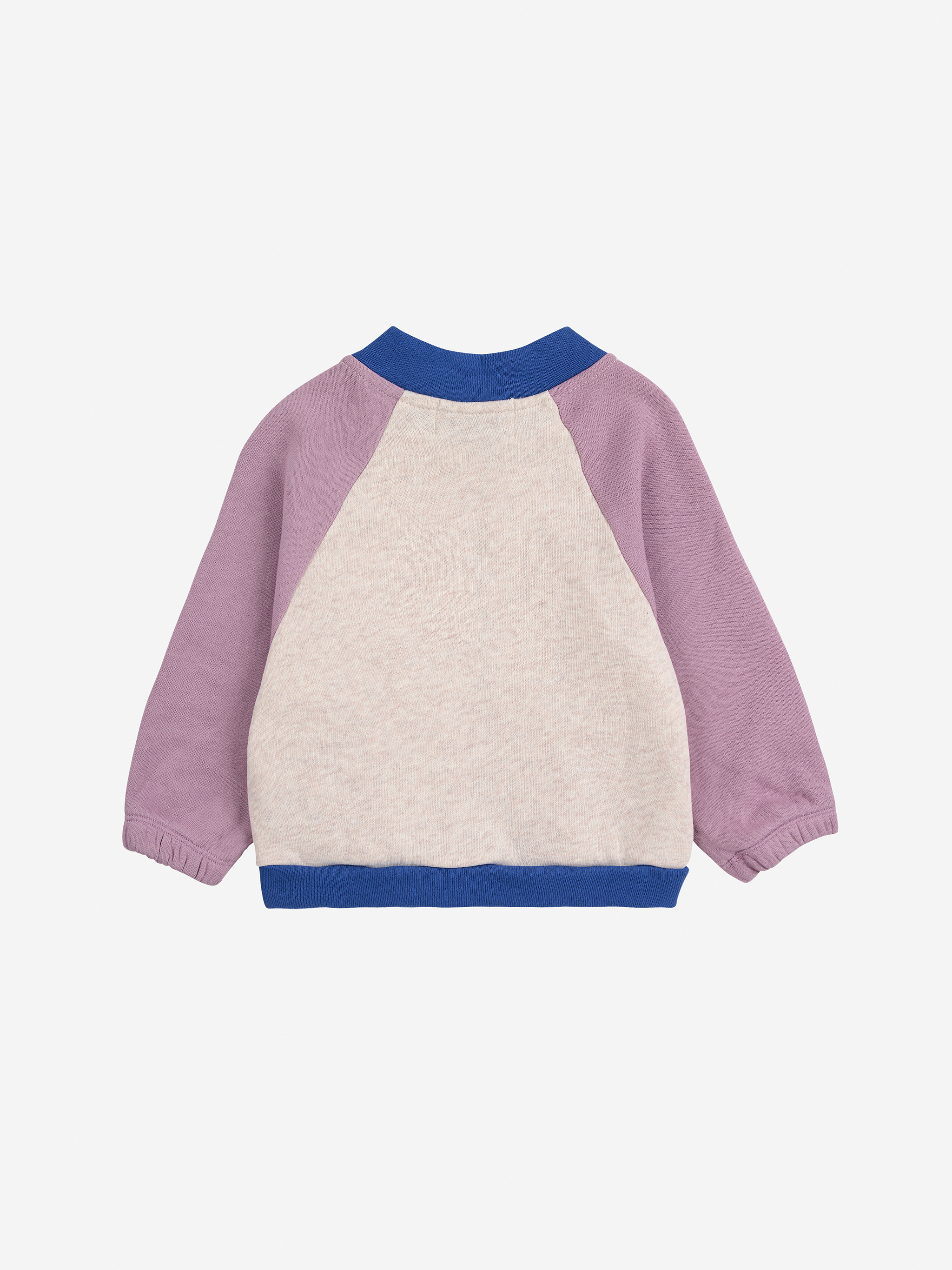 Bobo Choses Tic Tac Toe color block zipped sweatshirt