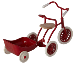 Maileg tricycle hanger mouse red