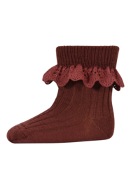 MP Denmark Lea socks lace hot chocolate