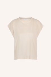 By Bar mason linen top | oyster