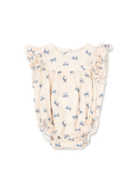 Konges Slojd Coco romper Gots Bow Bleu
