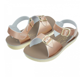 Salt-Water Sandals Surfer rose gold kids