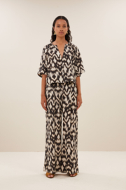 By Bar todd brown batik blouse | brown batik