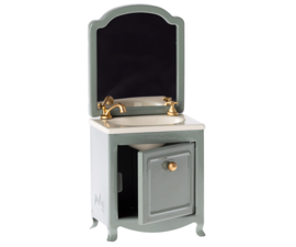 Sink dresser w. mirror, Mouse - Dark mint