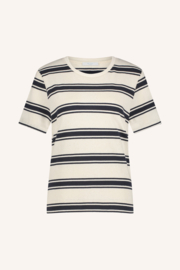 By Bar hope stripe top navy grain stripe