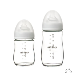 Popolini mininor glass bottle