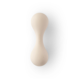 MUSHIE - RATTLE TOY SILICONE - shifting sands