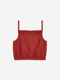 Bobo Choses tomato woven top red