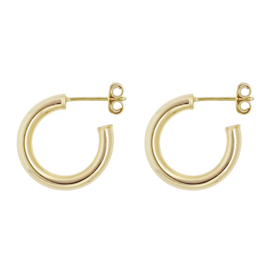 Setje Moonloft chunky stud hoops goldplated