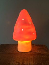 Lamp paddenstoel klein rood
