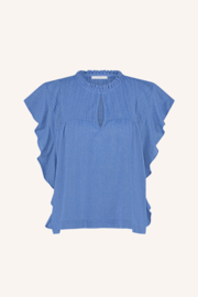 By Bar danee athia blouse | sapphire blue