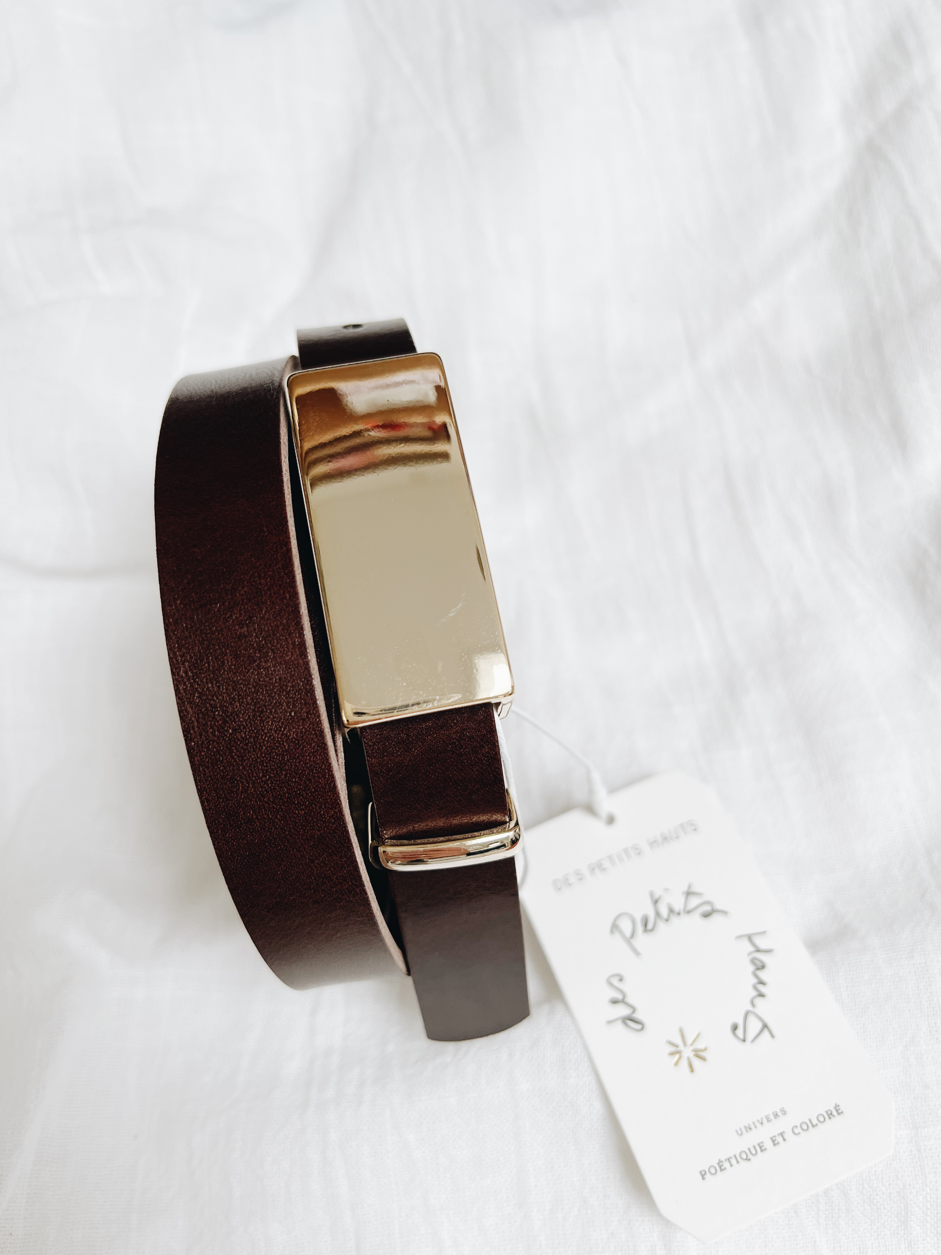 Des Petits Hauts MABELLE Ceinture COFFEE