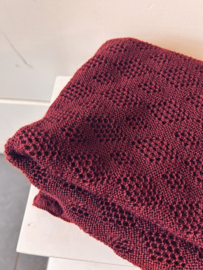 Disana Woollen baby blanket Cassis