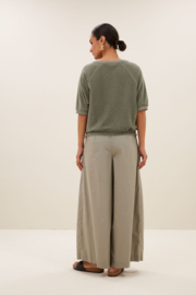 By Bar neva slub top | mulled basil