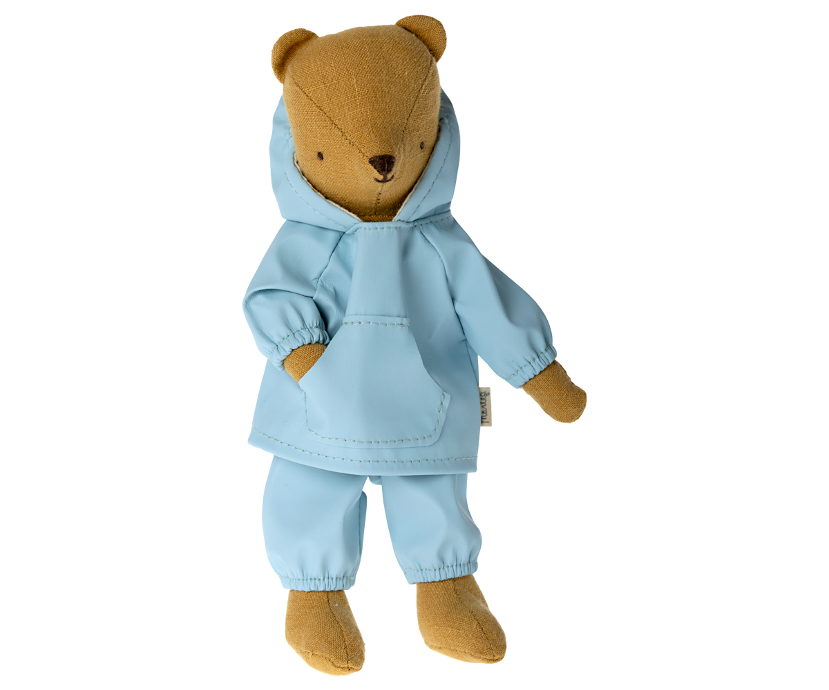 Maileg Rainwear with hat Teddy junior