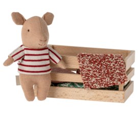 Maileg pig in box, baby- girl