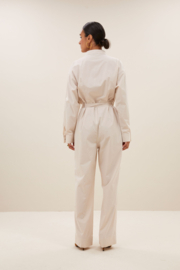 By Bar esra poplin suit | almond