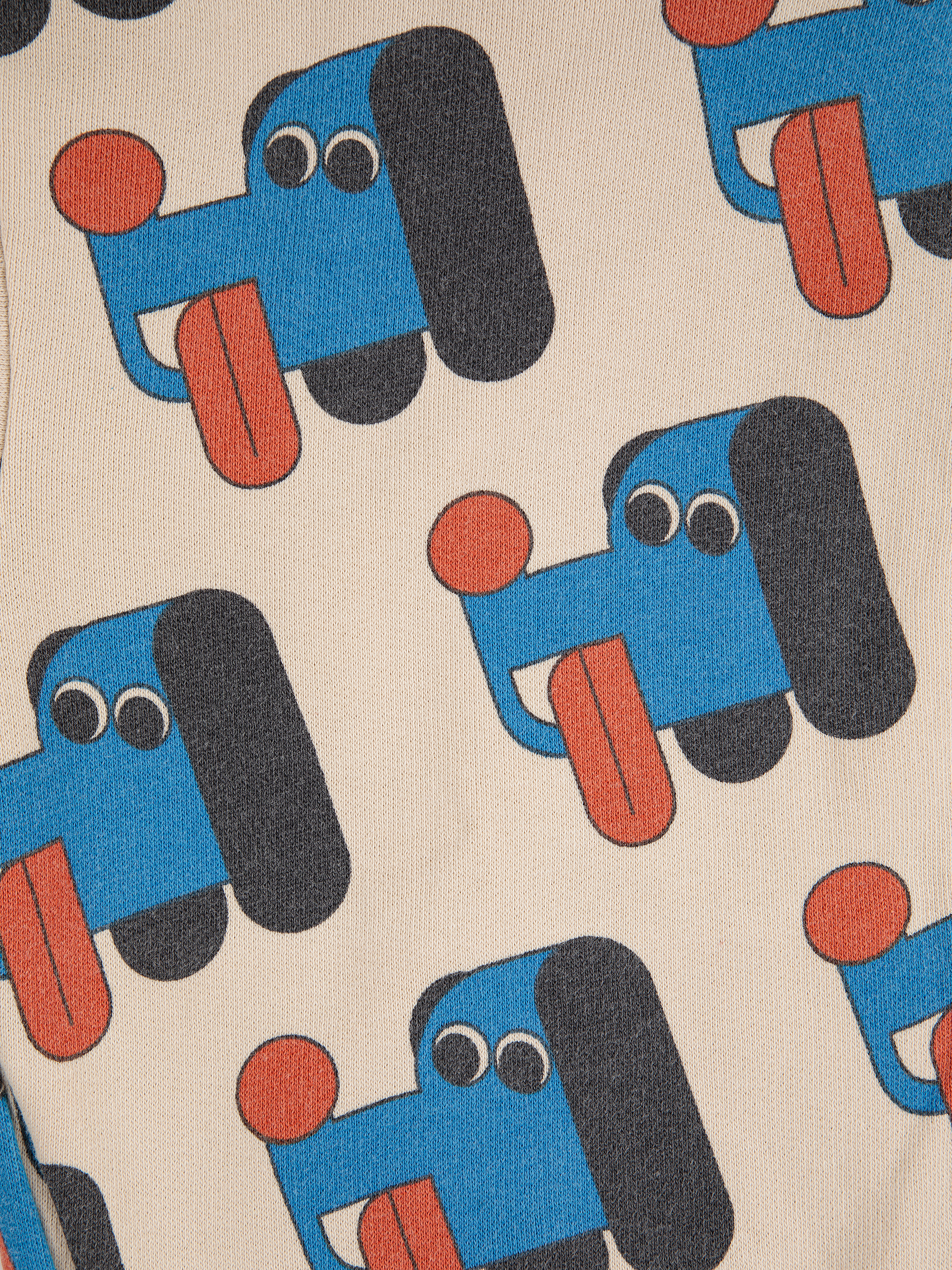 Bobo Choses Doggy Mate all over zipped hoodie