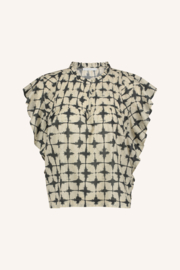By Bar danee square tie dye blouse