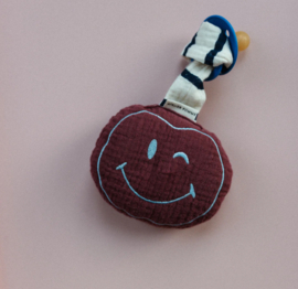 Atelier Pomme SPEENDOEKJE - POMME - BURGUNDY BOO