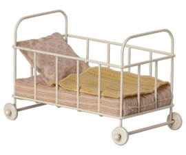 Maileg Cot bed, Micro - Rose