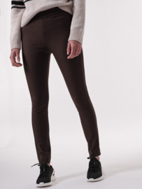 Lanius slim fit broek espresso