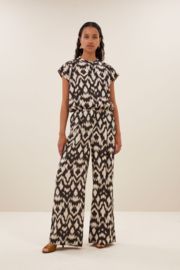 By Bar benji brown batik pants | brown batik