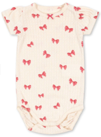 Konges Slojd Minnie Puff Sleeve Body, Rosia Bow