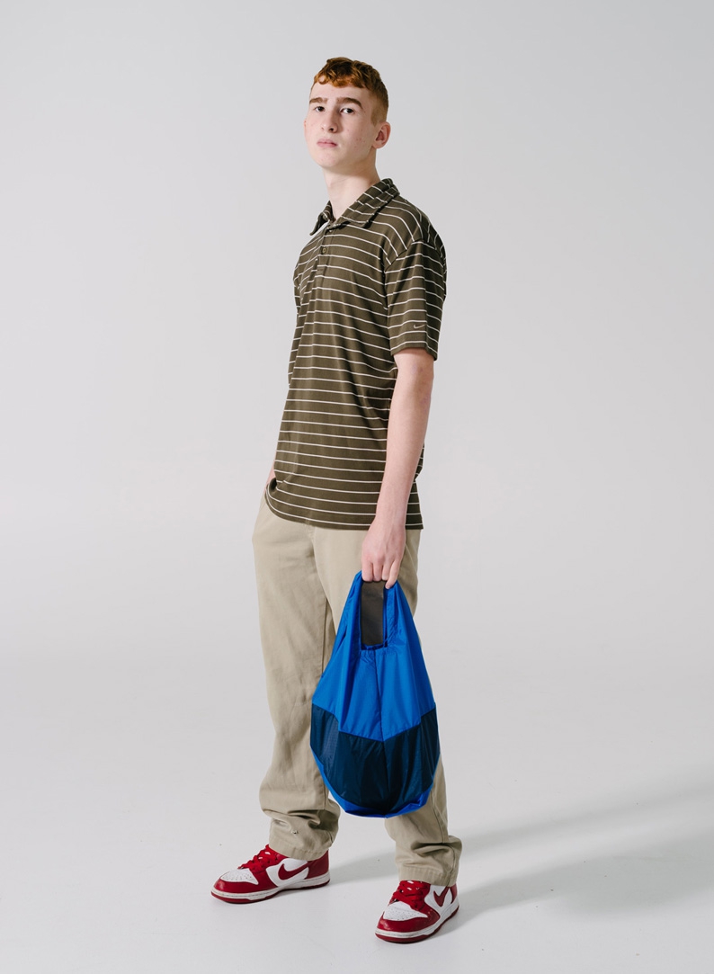 Susan Bijl The New Shopping Bag Blue & Navy Medium