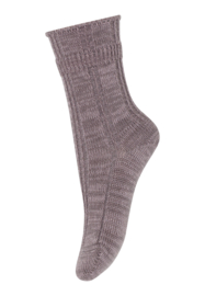 MP Denmark Bee socks dark purple dove