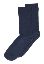 MP Denmark fine wool rib socks navy