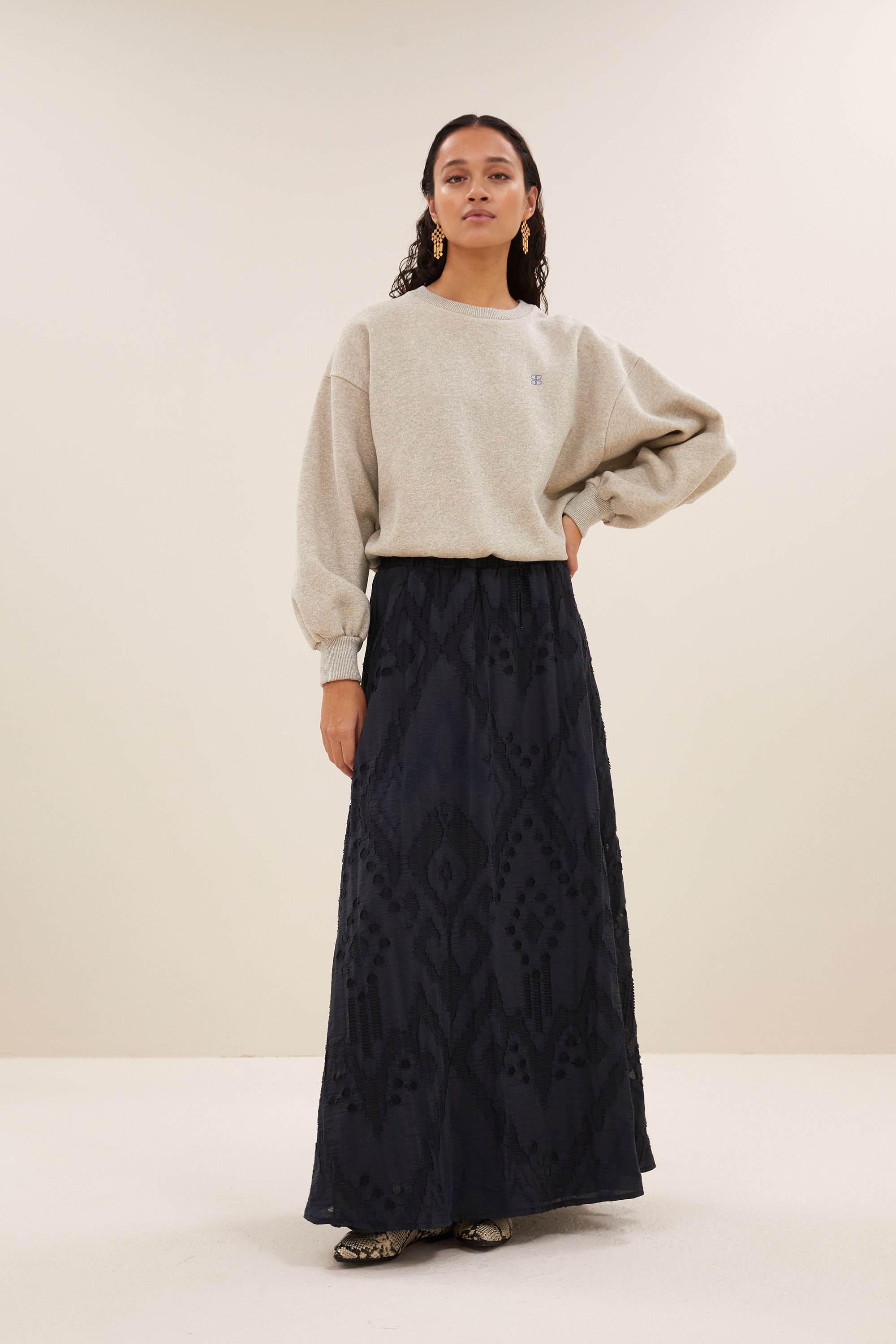 By Bar bibi Bodil sparkle sweater Gold