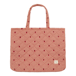 Flöss Molly Quilted Bag Berry Gingham