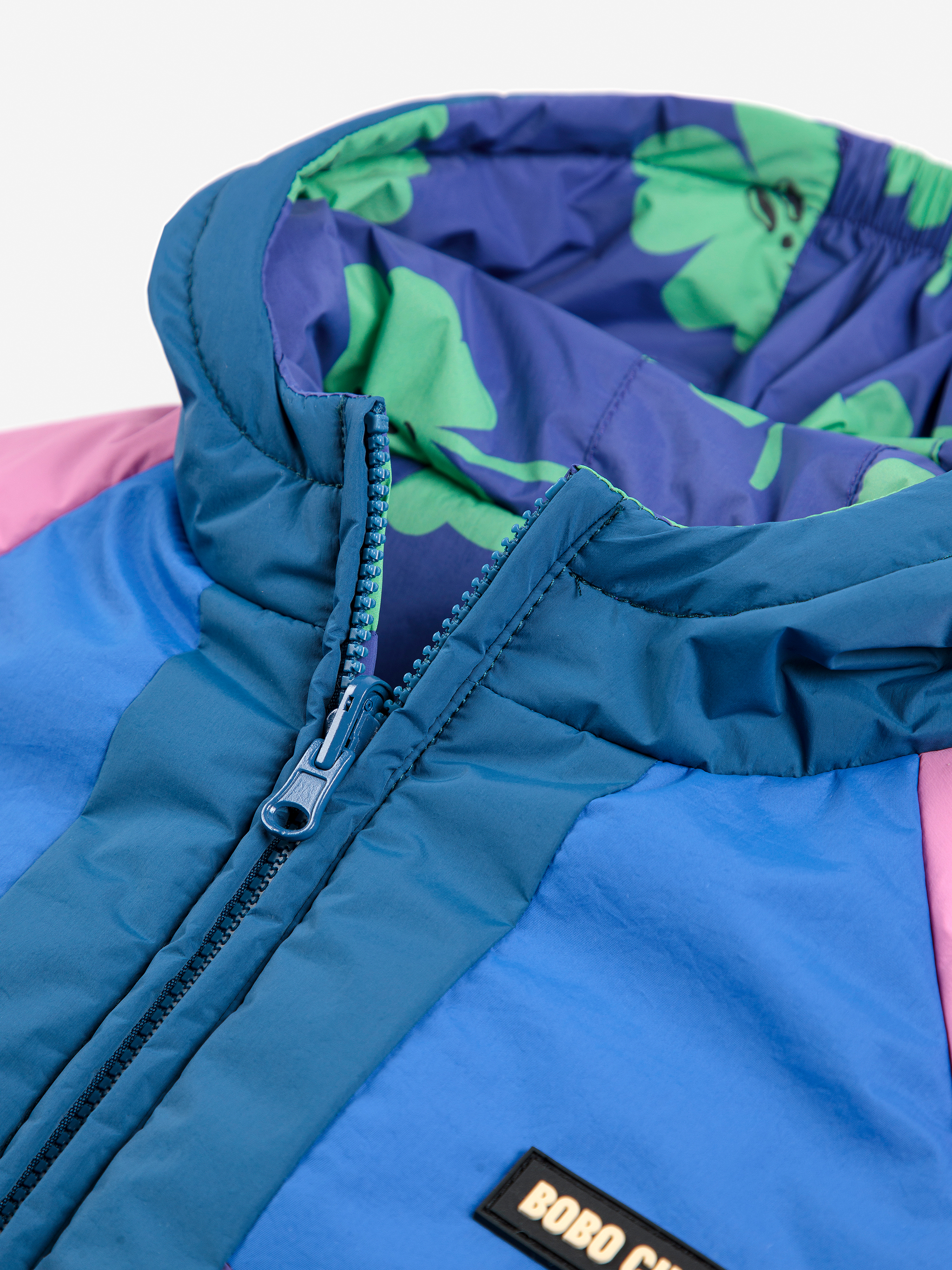 Bobo Choses Lucky Clover all over reversible jacket