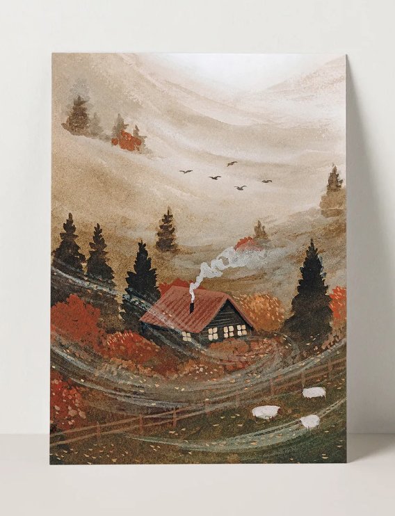 Robin Pieterse October Cottage single card