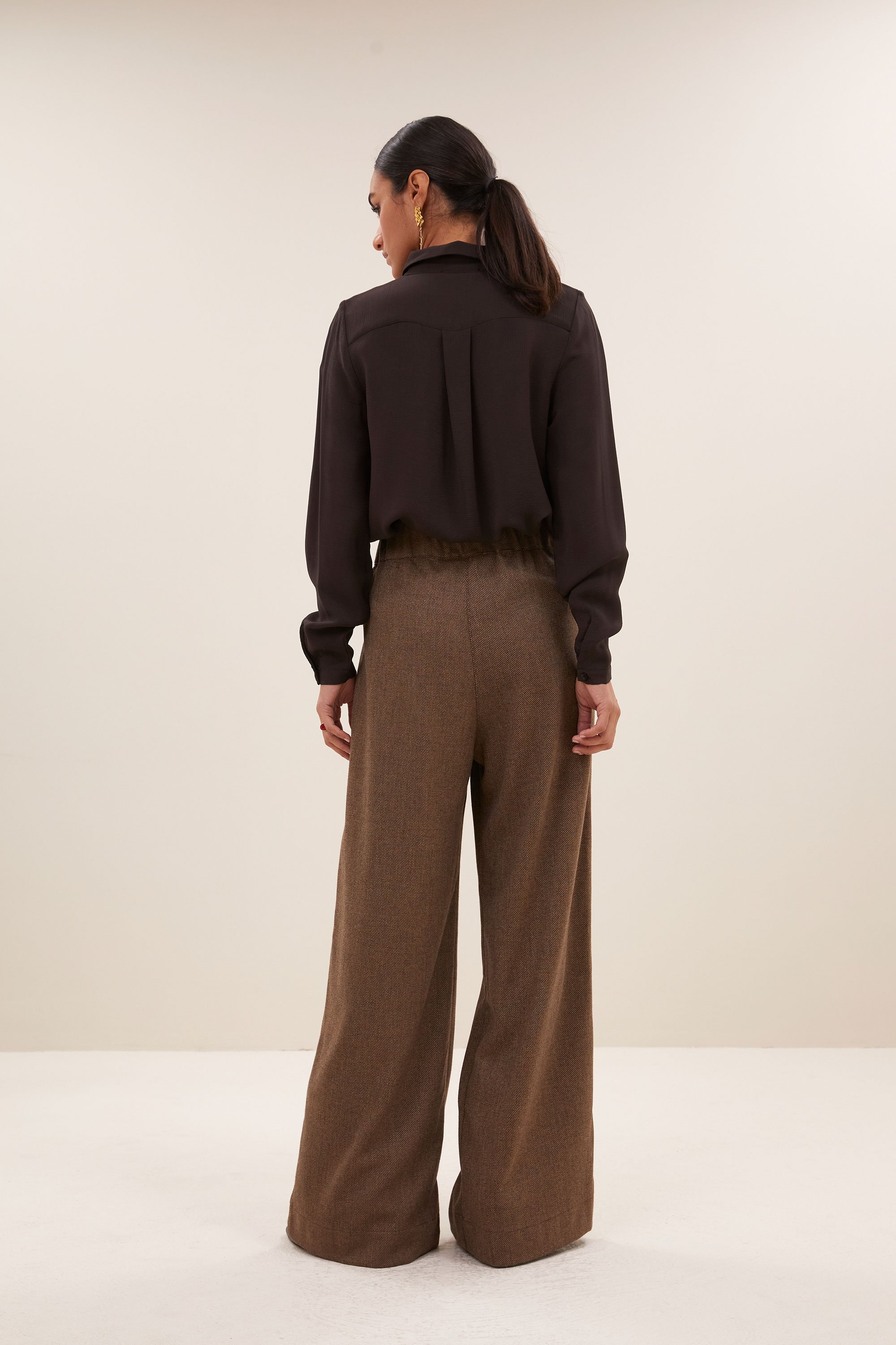 By Bar benji tweed pants latte