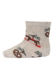 MP Denmark Julle socks beige melange