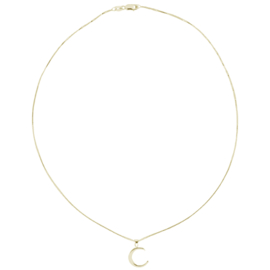 Moonloft crescent moon necklace goldplated