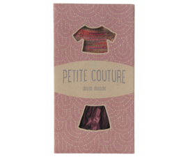 Maileg Skirt and knitted blouse, Mum mouse